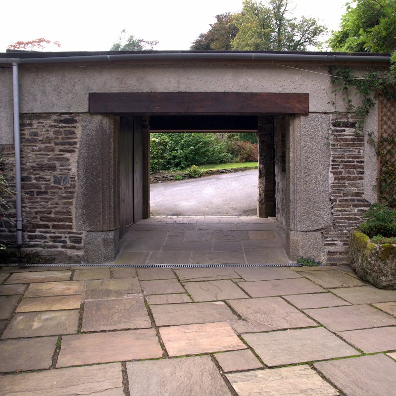 Lewtrenchard Manor accessible side entrance